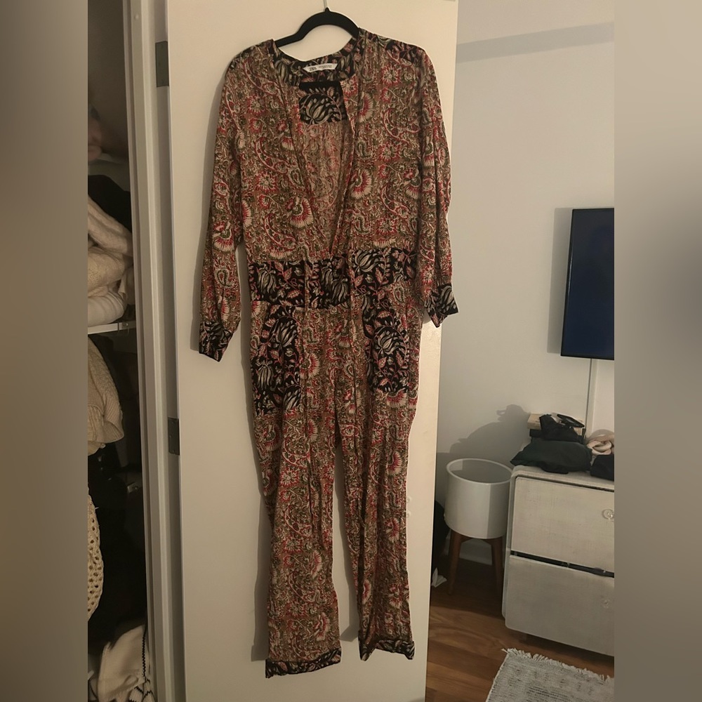 Colorful zara jumpsuit lightweight size XS